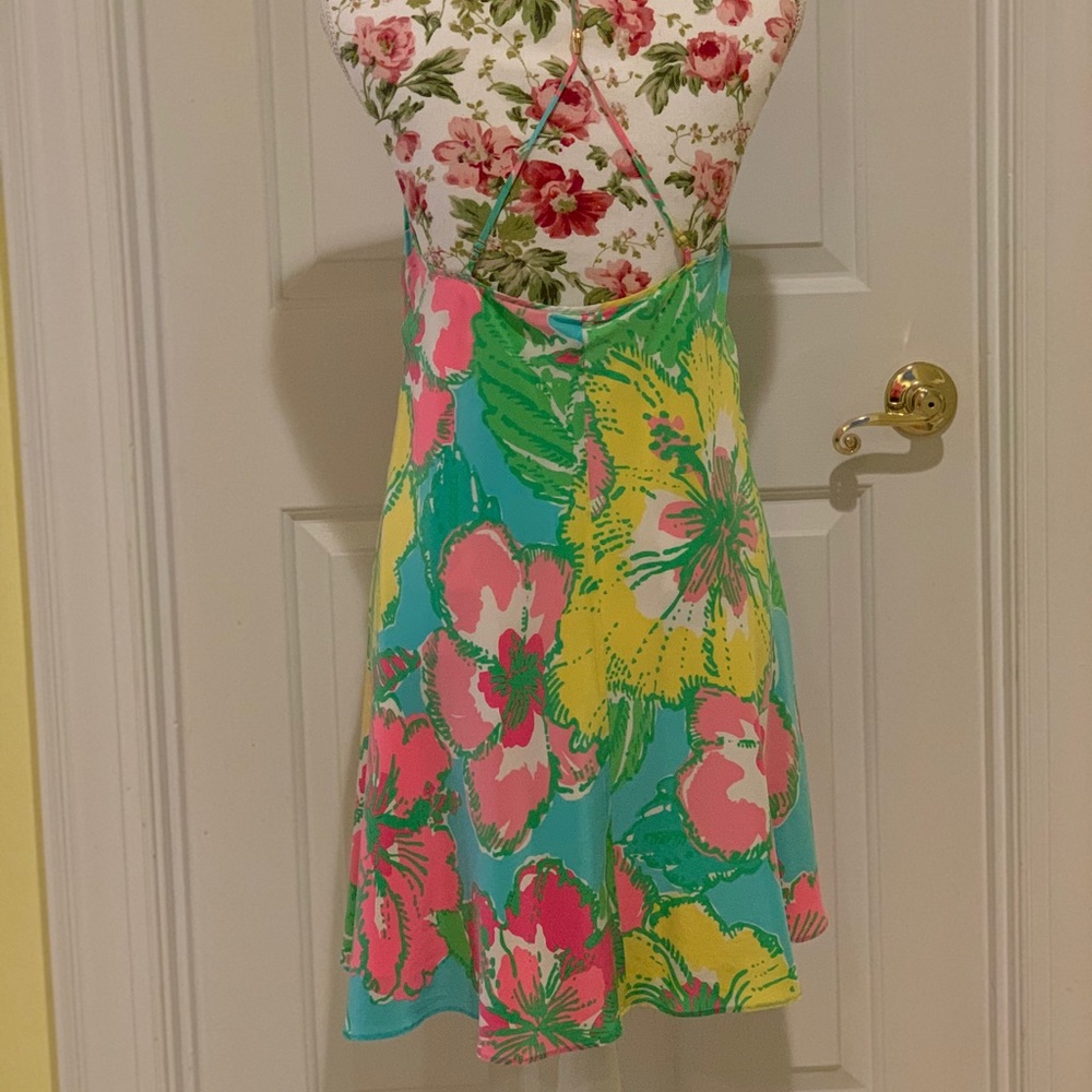 Lilly Pulitzer Big Flirt silk dress size Small - Picture 3 of 10